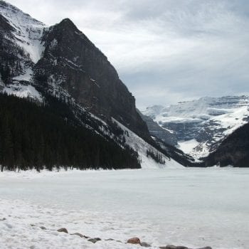Lake Louise in mei