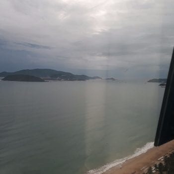 Uitzicht vanuit raam AirBNB