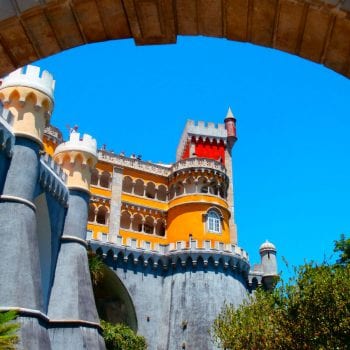 Sintra, met zijn sprookjesachtige kastelen.