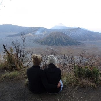 Zonsopkomst bij de Bromo vulkaan