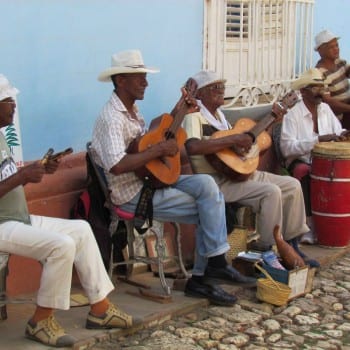 Straatorkestje in Trinidad