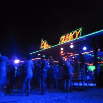 Feesten op het strand