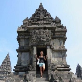 De prambanan op Java 