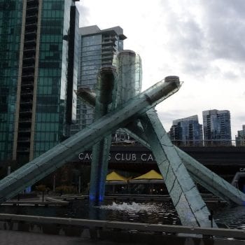 Olympische fakkels in Vancouver