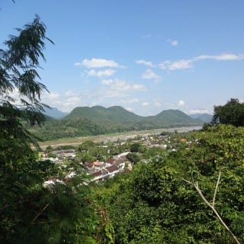 Uitzicht over Luang Prabang