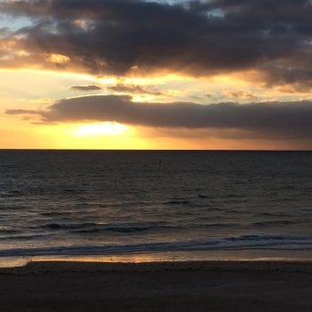 zonsondergang Gulf St Vincent