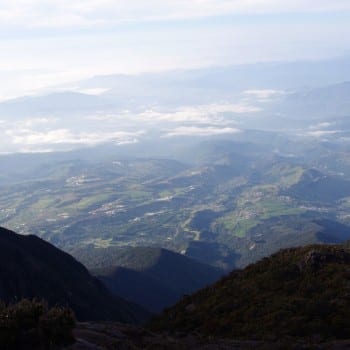 Uitzicht vanaf Mount Kinabalu