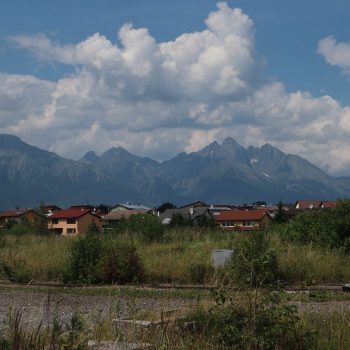 Tatra gebergte vanuit Poprad
