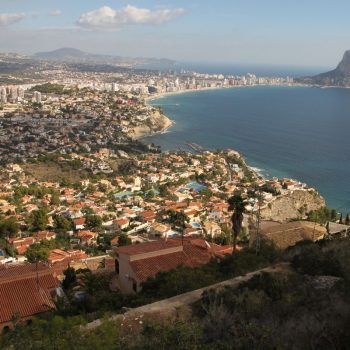 Calpe in het zicht met zijn markante rots