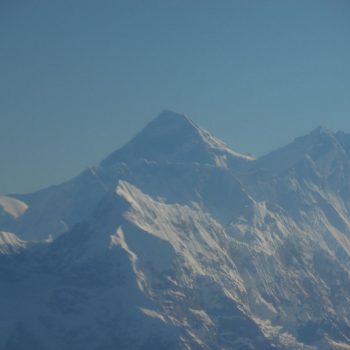 de top van de mount everest 