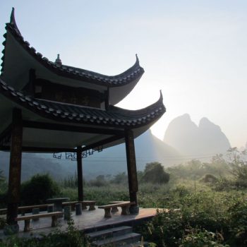 Zonsopgang bij Yangshuo