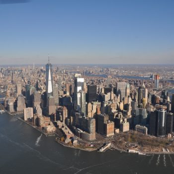 Helikoptervlucht over New York was geweldig