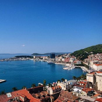 Split, uitzicht over de stad vanuit de Sint-Domnius kathedraal