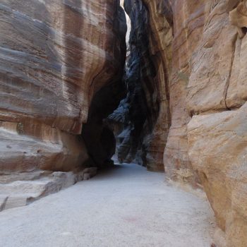 de siq, toegang tot Petra