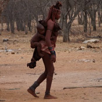 Himba vrouw