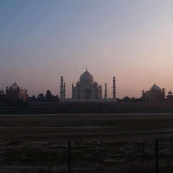 Tijdens de zonsondergang