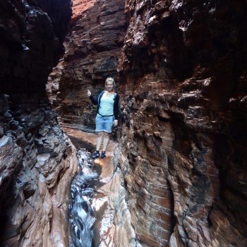 Karijini handrail pool 