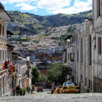 Straatjes in Quito