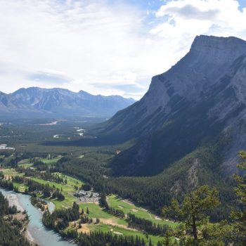 Uitzicht in Banff