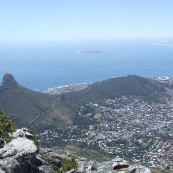 Schitterend uitzicht op Kaapstad vanaf de Tafelberg