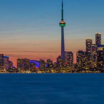 Toronto Skyline vanaf Ward's Island