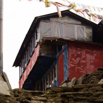 restaurant/guesthouse in de Himalaya