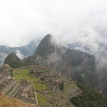 Machu Picchu 's ochtends vroeg 