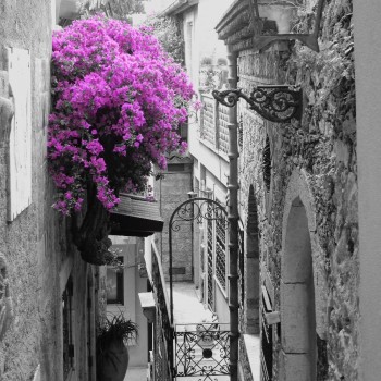 Taormina (Steegje met beeld bewerking)