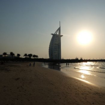 Burj Al Arab vanaf Jumeirah Beach 