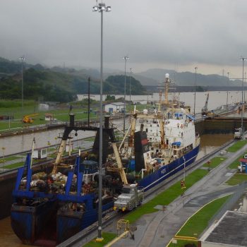het wereldberoemde Panama kanaal