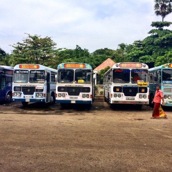 Bussen in Galle