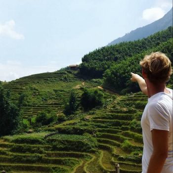 Rustgevende rijstvelden in Sapa 