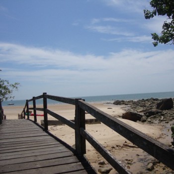 het strand bij Damai