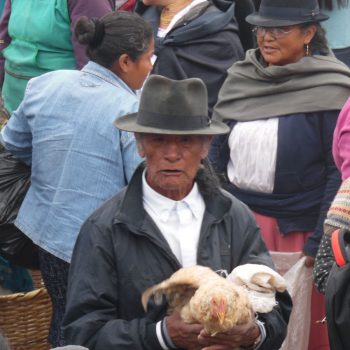 authentieke markt Otavalo