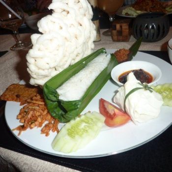 Heerlijk eten in indonesie!