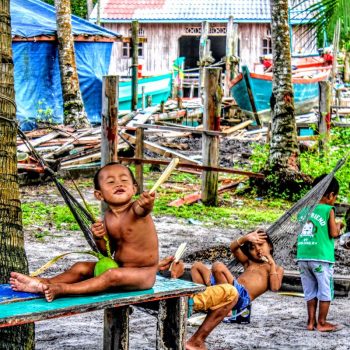 Vissersdorpje op Koh Rong