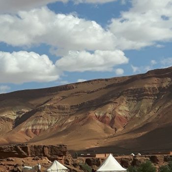 Ons kampement in t Midden-Atlas gebergte, fascinerend mooi!