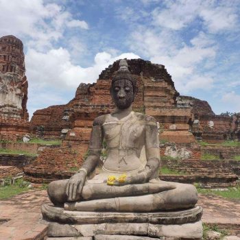 Oude tempel in Ayutthaya