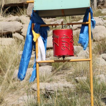 Een typisch beeld in mongolie