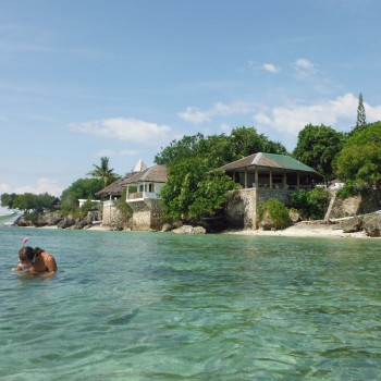 Het resort, zo zien veel resorts eruit op de Filipijnen
