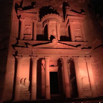 Petra by night