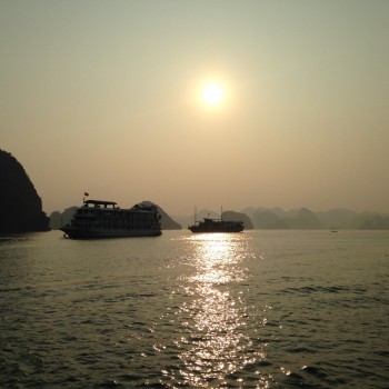 Sunset Halong Bay