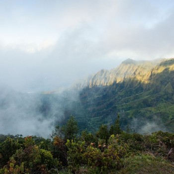 Stukje Napali Coast, maar dan vanaf de Waimea Canyon