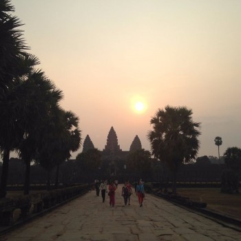 Angkor Wat bij zonsopkomst