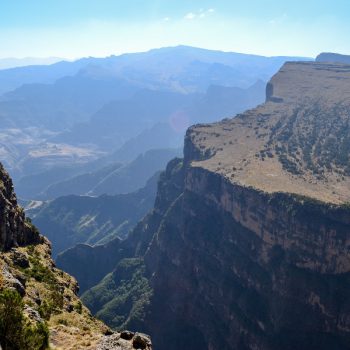 Een van de vele uitzichten Simien NP