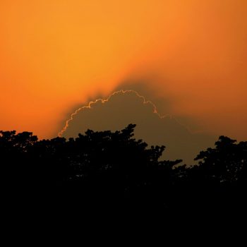 Zonsondergang Chitwan National Park