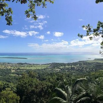 Mauritius - Uitzicht vanuit Le Chamarel Restaurant