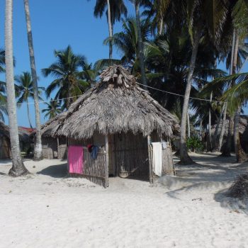 ons hutje op de San Blas 