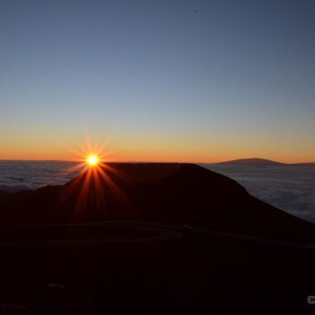 Zonsopkomst op Haleakala Crater