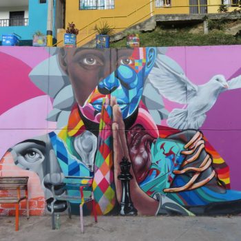 Toffe streetart @ Medellin en Bogota